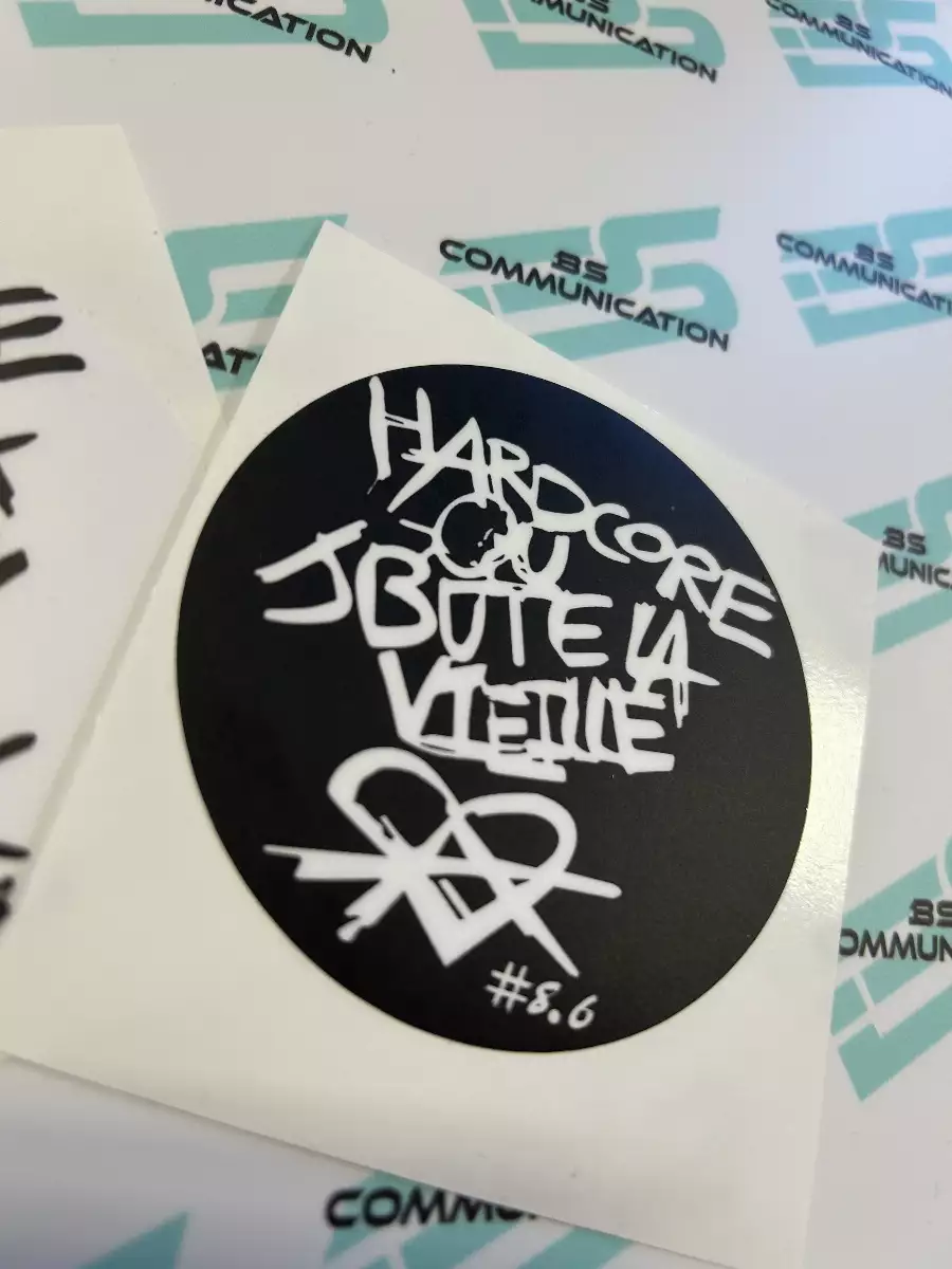 stickers Hardcore ou J'Bute la vieille