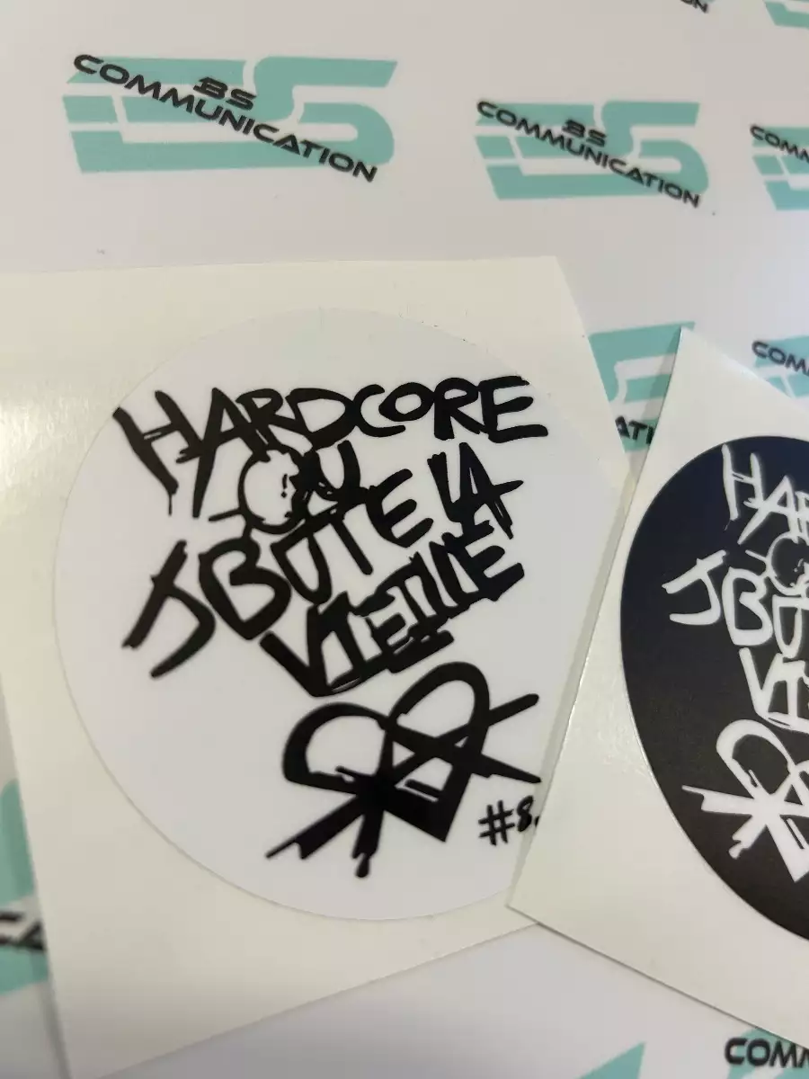 stickers Hardcore ou J'Bute la vieille