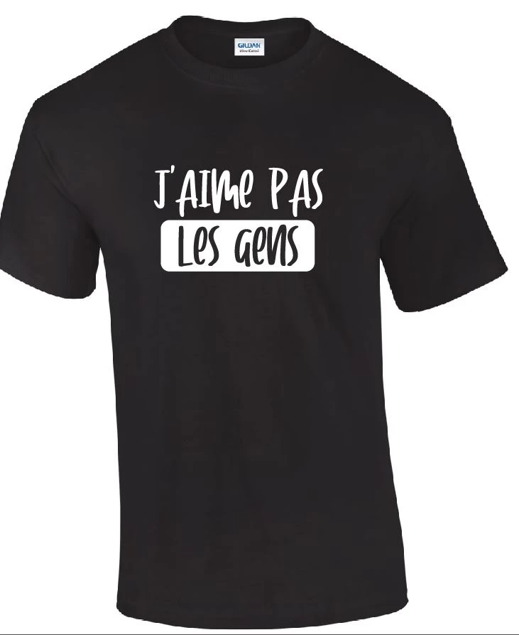 tee-shirt J'aime pas les gens